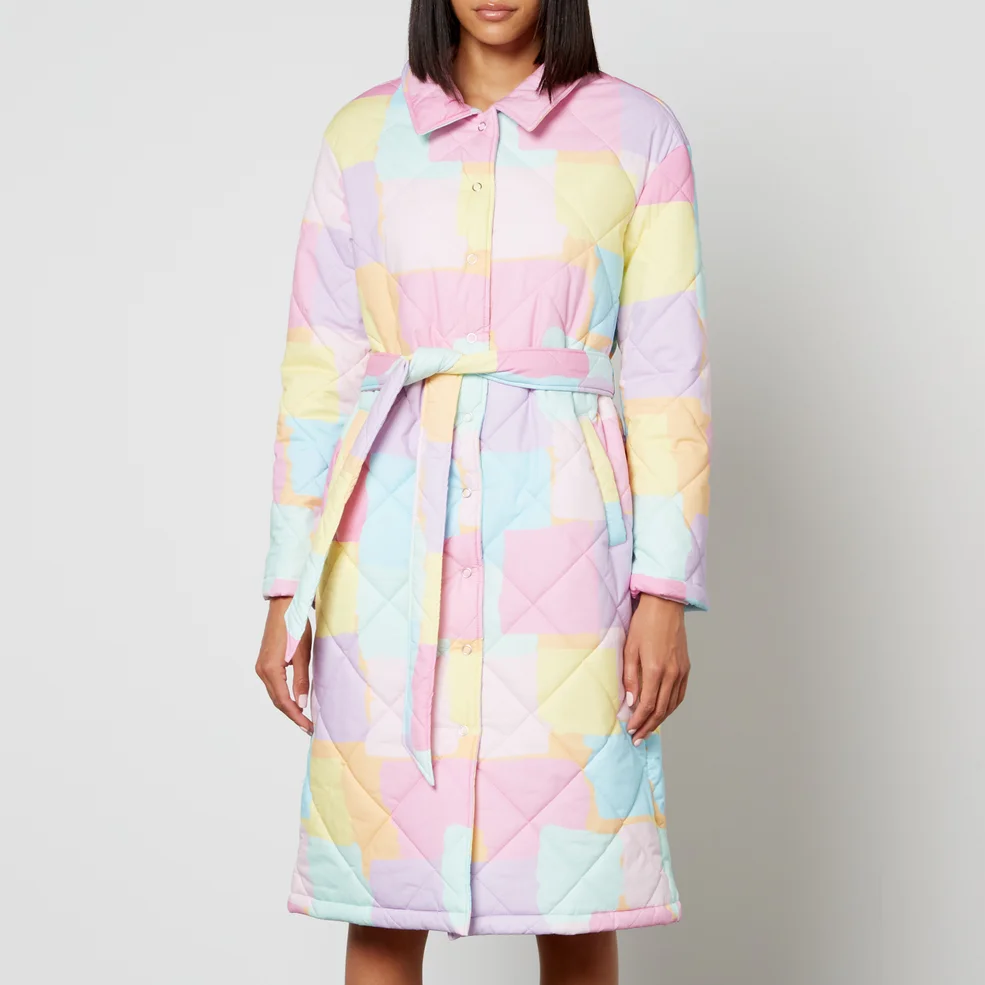 Olivia Rubin Lou Quilted Printed Cotton Coat Image 1