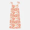 Helmstedt Strawberry Printed Linen-Blend Midi Dress - Image 1