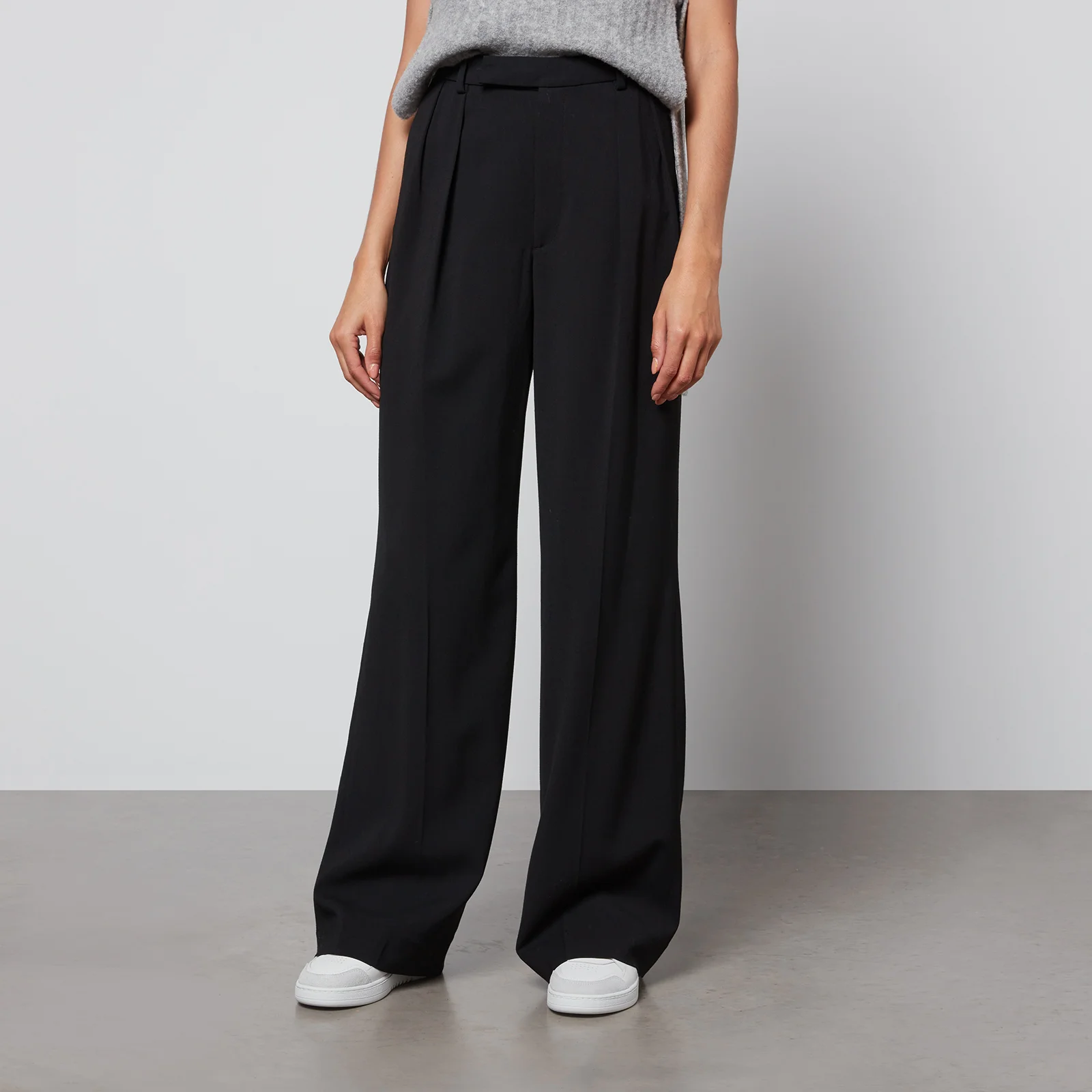 Axel Arigato Jackie Twill Jersey Pleated Trousers Image 1
