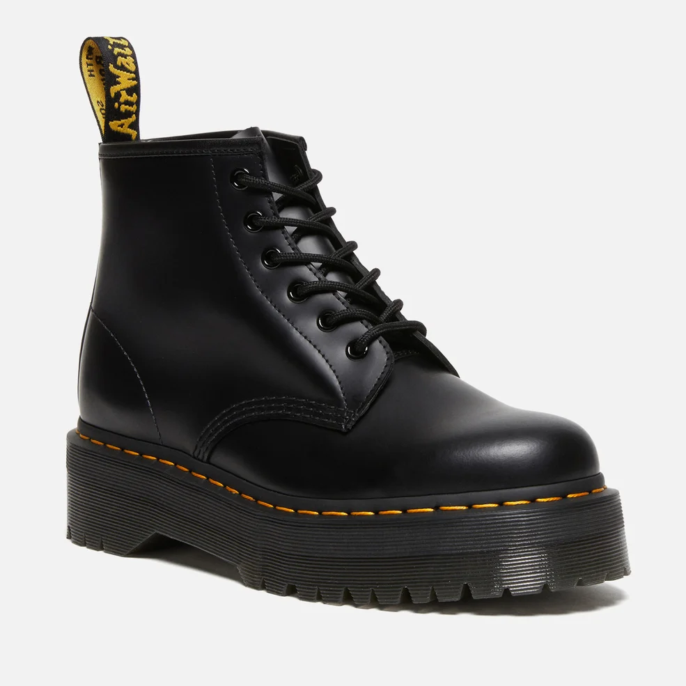 Dr. Martens 101 Smooth Leather Quad Boots Image 1