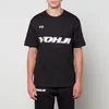Y-3 Graphic Logo Stretch Cotton-Jersey T-Shirt - Image 1