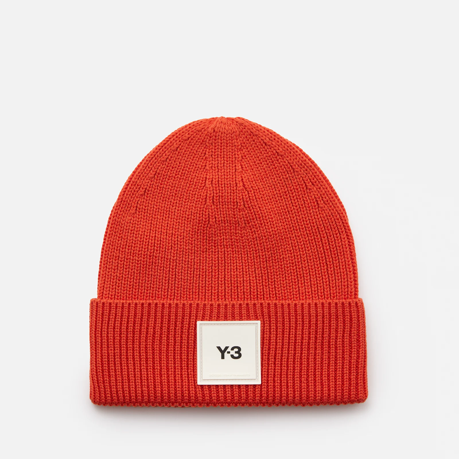 Y-3 Logo-Patched Wool Beanie Image 1
