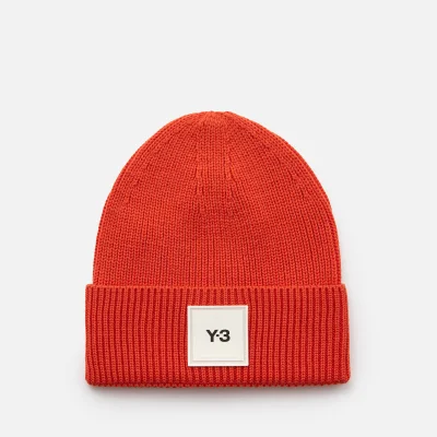 Y-3 Logo-Patched Wool Beanie