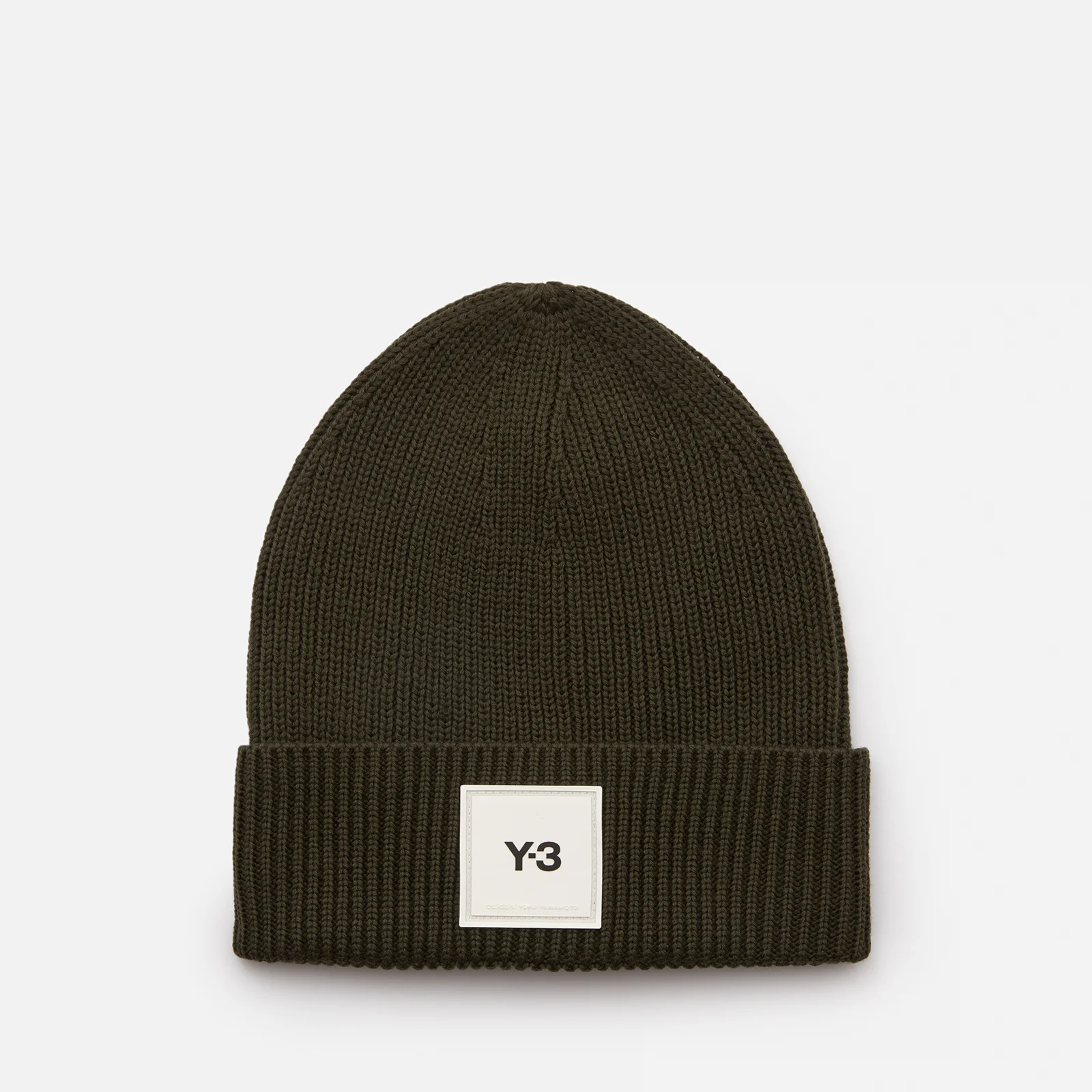 Y-3 Logo-Patched Wool Beanie Image 1