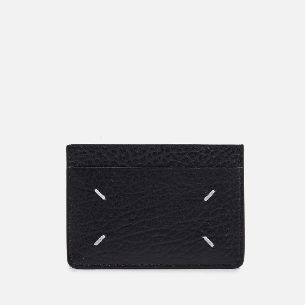 Maison Margiela Textured-Leather Cardholder Image 1