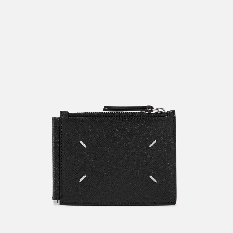 Maison Margiela Textured-Leather Bifold Wallet with Money Clip Image 1