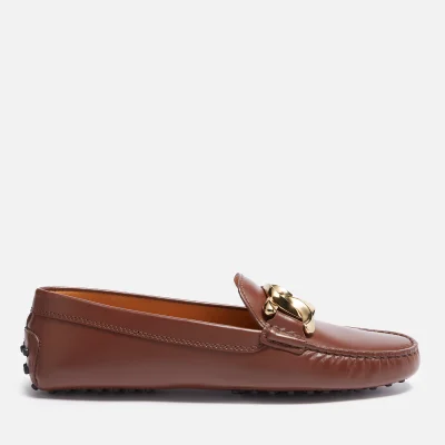 Tod's Chain Leather Loafers