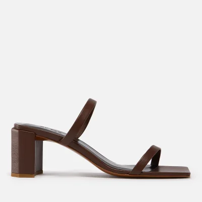 BY FAR Tanya Leather Heeled Sandals