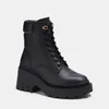 Coach Ainsely Leather Ankle Boots - Image 1