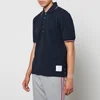Thom Browne Cotton-Piqué Polo Shirt - Image 1