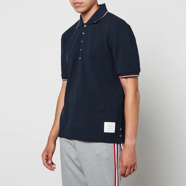 Thom Browne Cotton-Piqué Polo Shirt