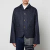 Thom Browne Pinstriped Wool and Cashmere-Blend Jacket - Image 1