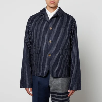 Thom Browne Pinstriped Wool and Cashmere-Blend Jacket