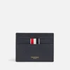 Thom Browne Hector Tartan Appliqué Leather Cardholder - Image 1