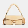 Coach Pillow Tabby 26 Shearling and Leather Bag - Image 1