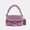 Coach Pillow Tabby 18 Shearling and Leather Bag - Image 1