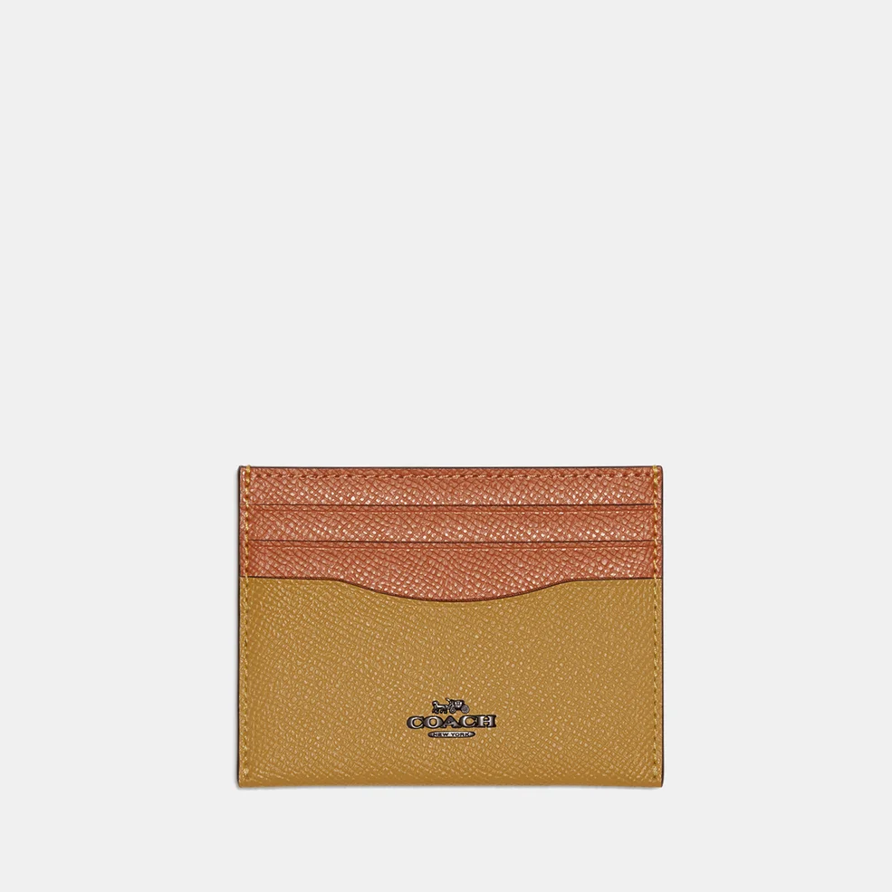 Coach Color-Block Leather Card Case Image 1