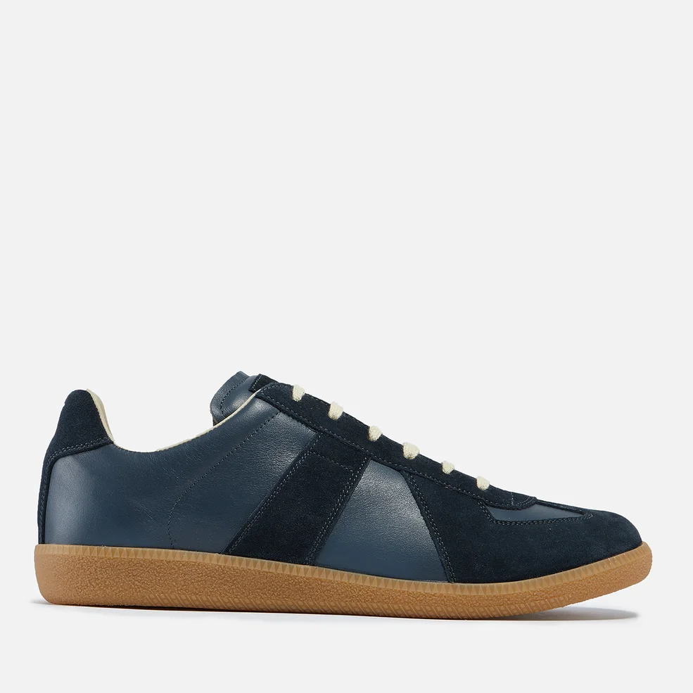 Maison Margiela Replica Suede and Leather Trainers Image 1
