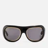 Gucci Large Injection D-Frame Acetate Sunglasses - Image 1