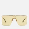 Gucci Visors Square-Frame Gold-Tone Metal Sunglasses - Image 1