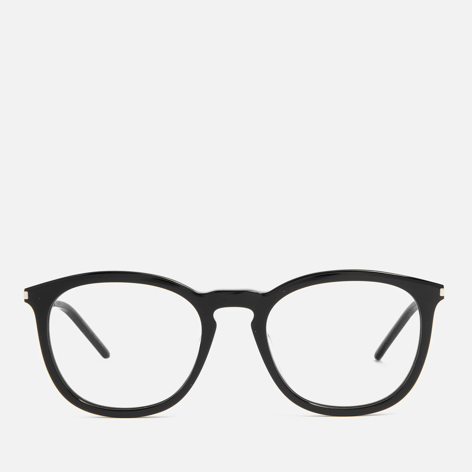Saint Laurent D-Frame Acetate and Silver-Tone Metal Optical Glasses Image 1