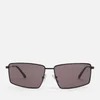 Balenciaga Square-Frame Metal Sunglasses - Image 1