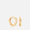 Astrid & Miyu Wave 18-Karat Gold-Plated Earrings - Image 1