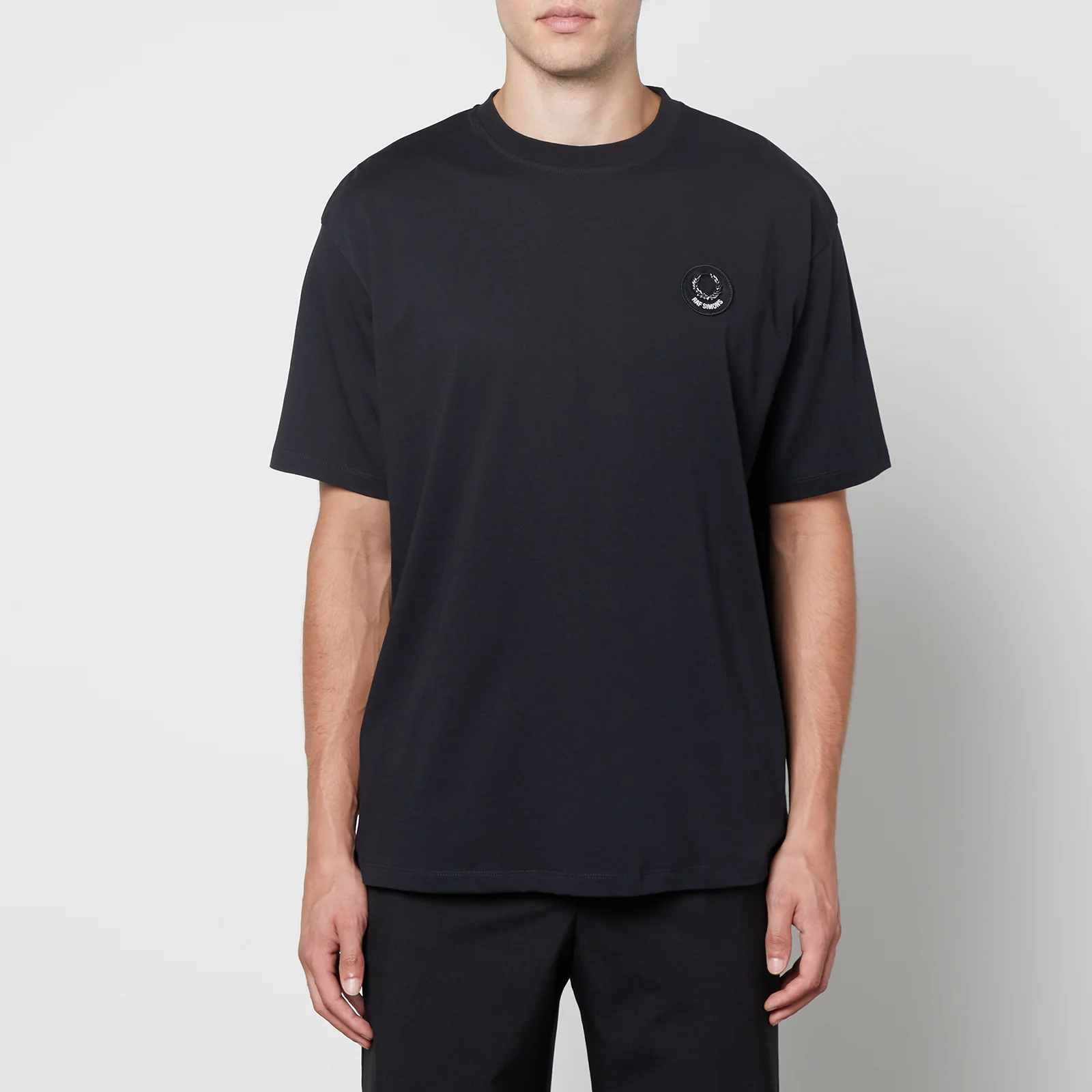 Fred Perry X Raf Simons Oversized Cotton-Jersey T-Shirt Image 1