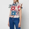 Sea New York Nohr Quilted Patchwork Cotton Blouse - Image 1