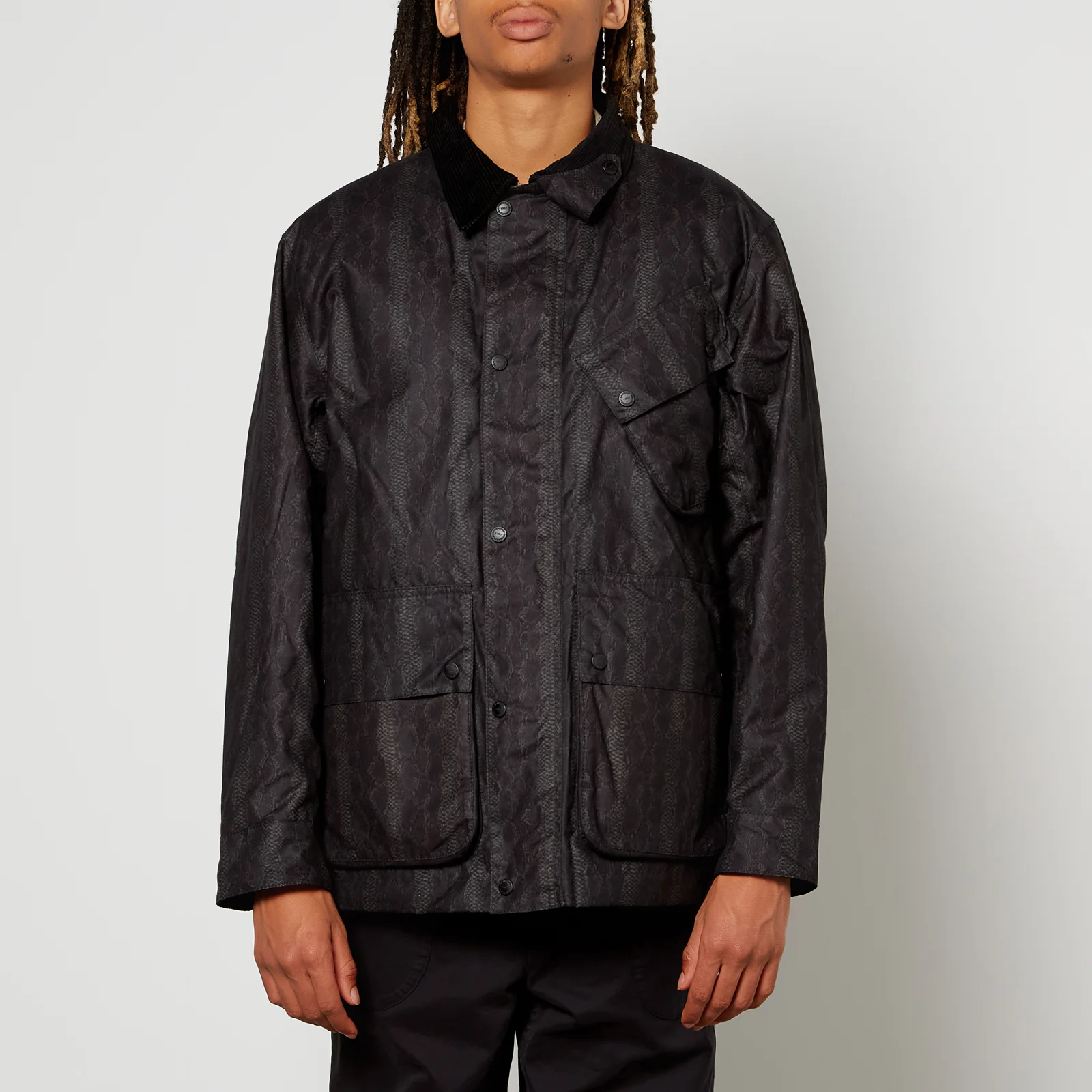 Barbour International X YMC So Not Up Snake Waxed-Cotton Jacket Image 1