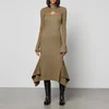 3.1 Phillip Lim Ribbed Wool Midi Dress - Image 1