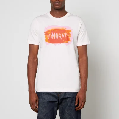 Marni Contrast Logo Cotton-Jersey T-Shirt