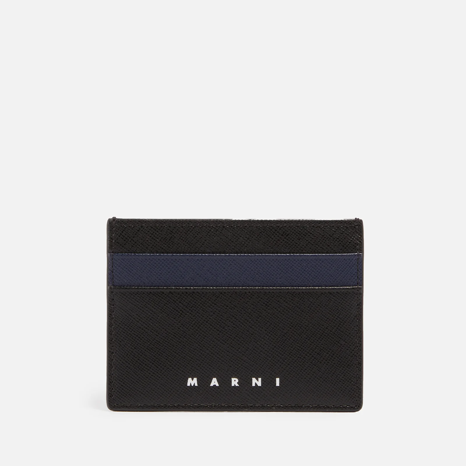 Marni Two-Tone Leather Card Holder Image 1