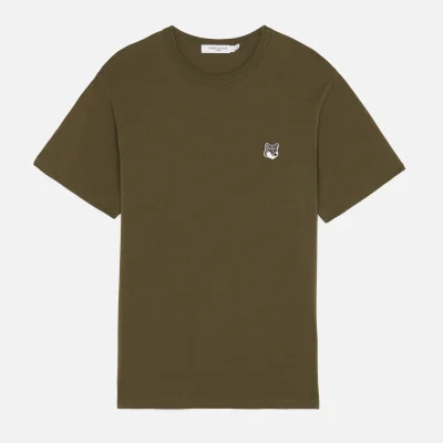Maison Kitsuné Grey Fox Appliqué Cotton-Jersey T-Shirt
