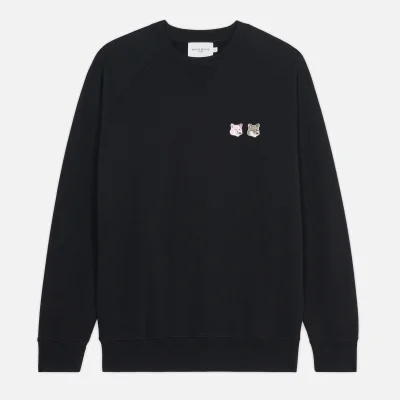 Maison Kitsuné Fox Logo-Appliquéd Cotton Sweatshirt