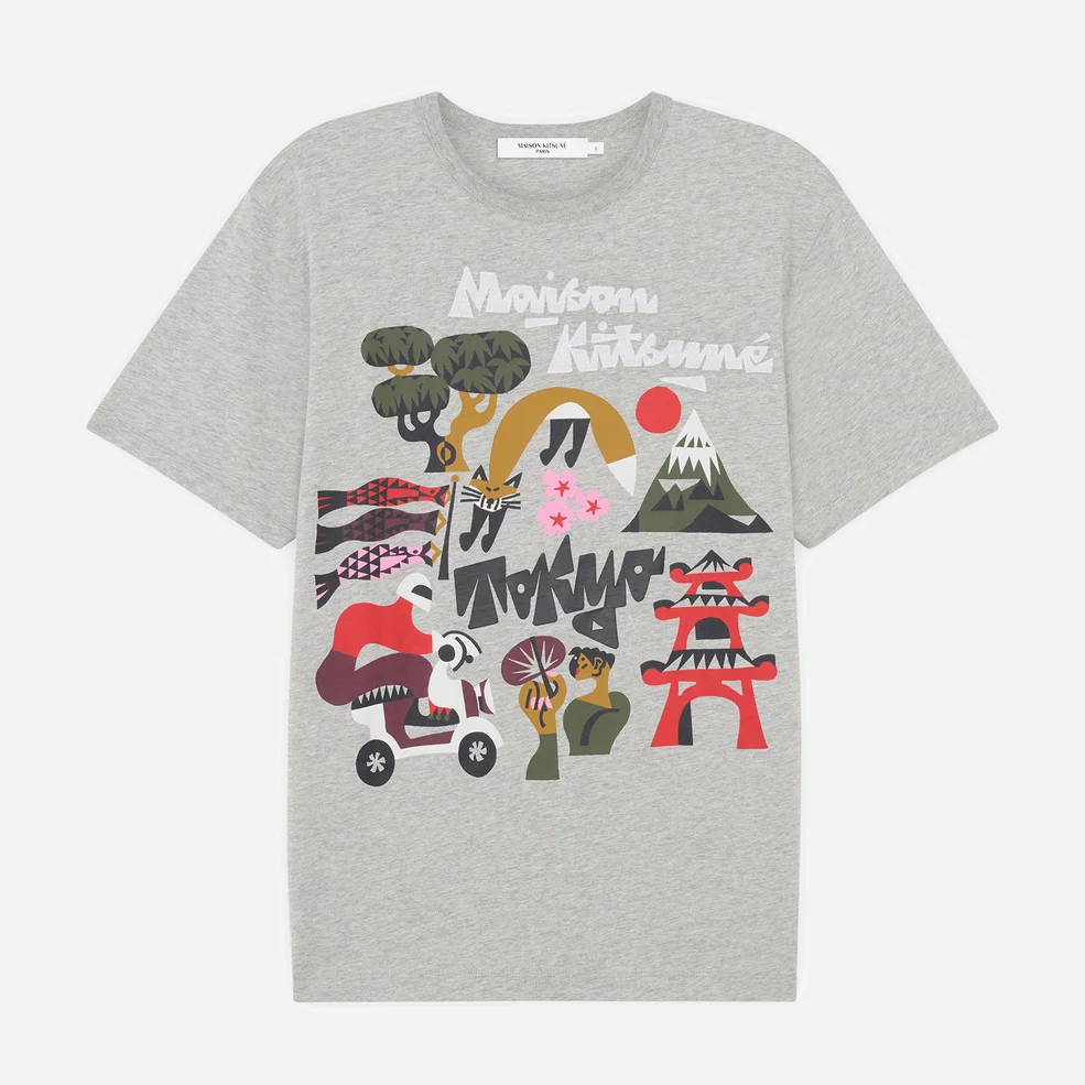 Maison Kitsuné Bill Rebholz Tokyo Cotton-Jersey T-Shirt Image 1
