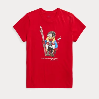 Polo Ralph Lauren Ski Bear Printed Cotton-Jersey T-Shirt