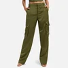 Good American Cargo Pocket Satin Trousers - Image 1
