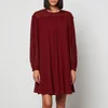See By Chloé Georgette and Lace Mini Dress - Image 1