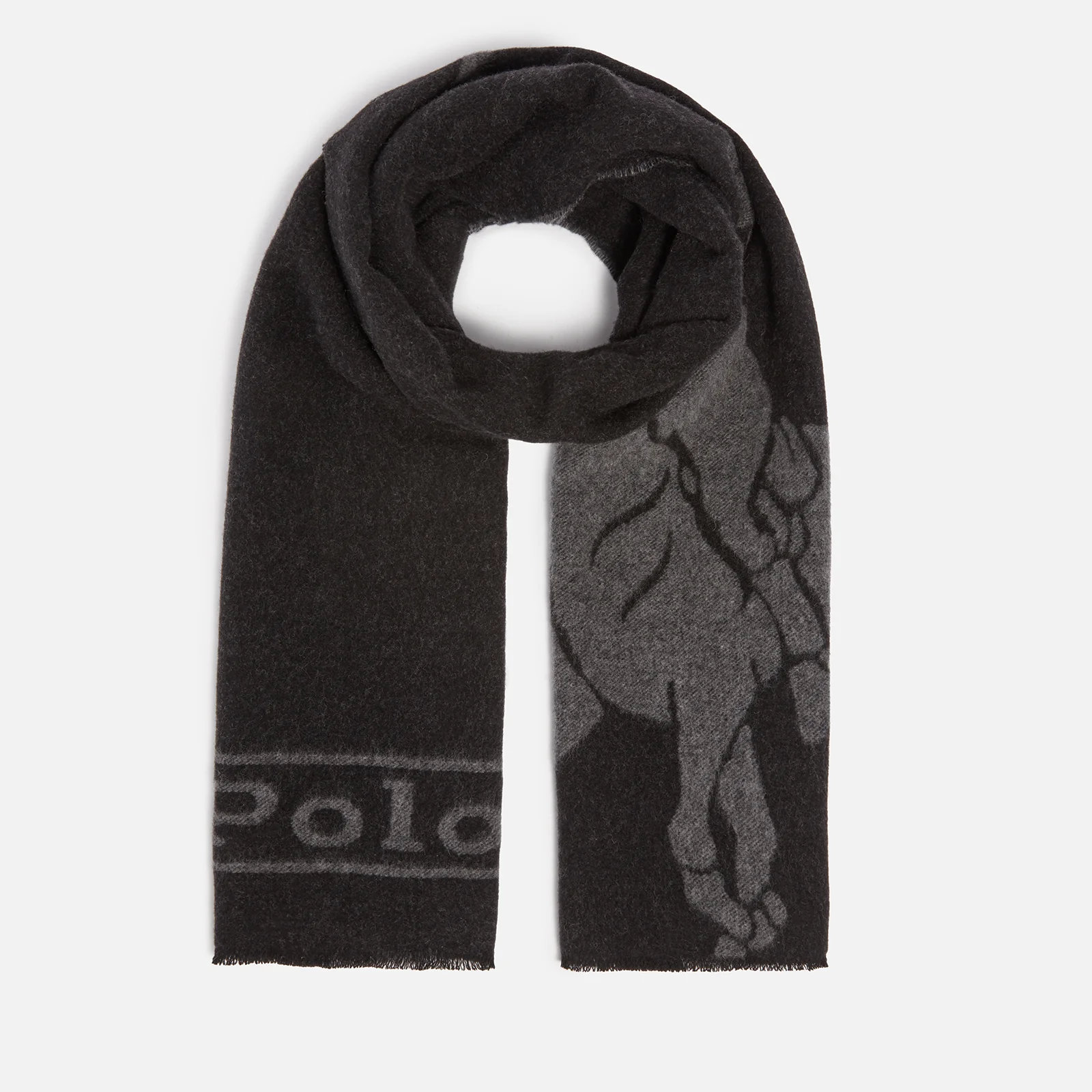 Polo Ralph Lauren Big Polo Player Wool-Blend Scarf Image 1