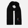 Polo Ralph Lauren Denim Bear Rib-Knitted Scarf - Image 1