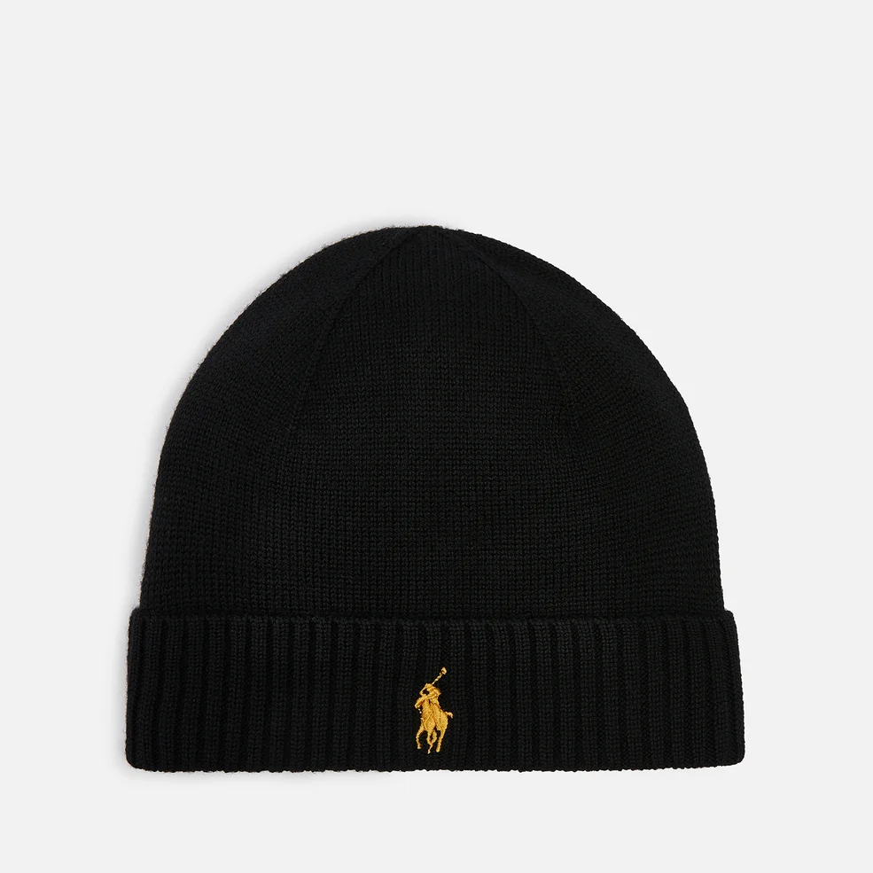 Polo Ralph Lauren Logo-Embroidered Wool Beanie Image 1
