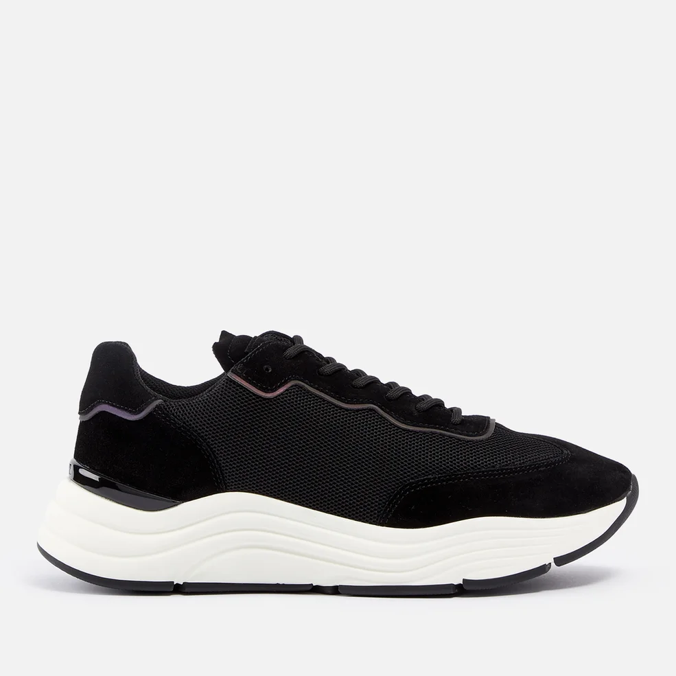 MALLET Packington Mesh and Leather Running-Style Trainers Image 1