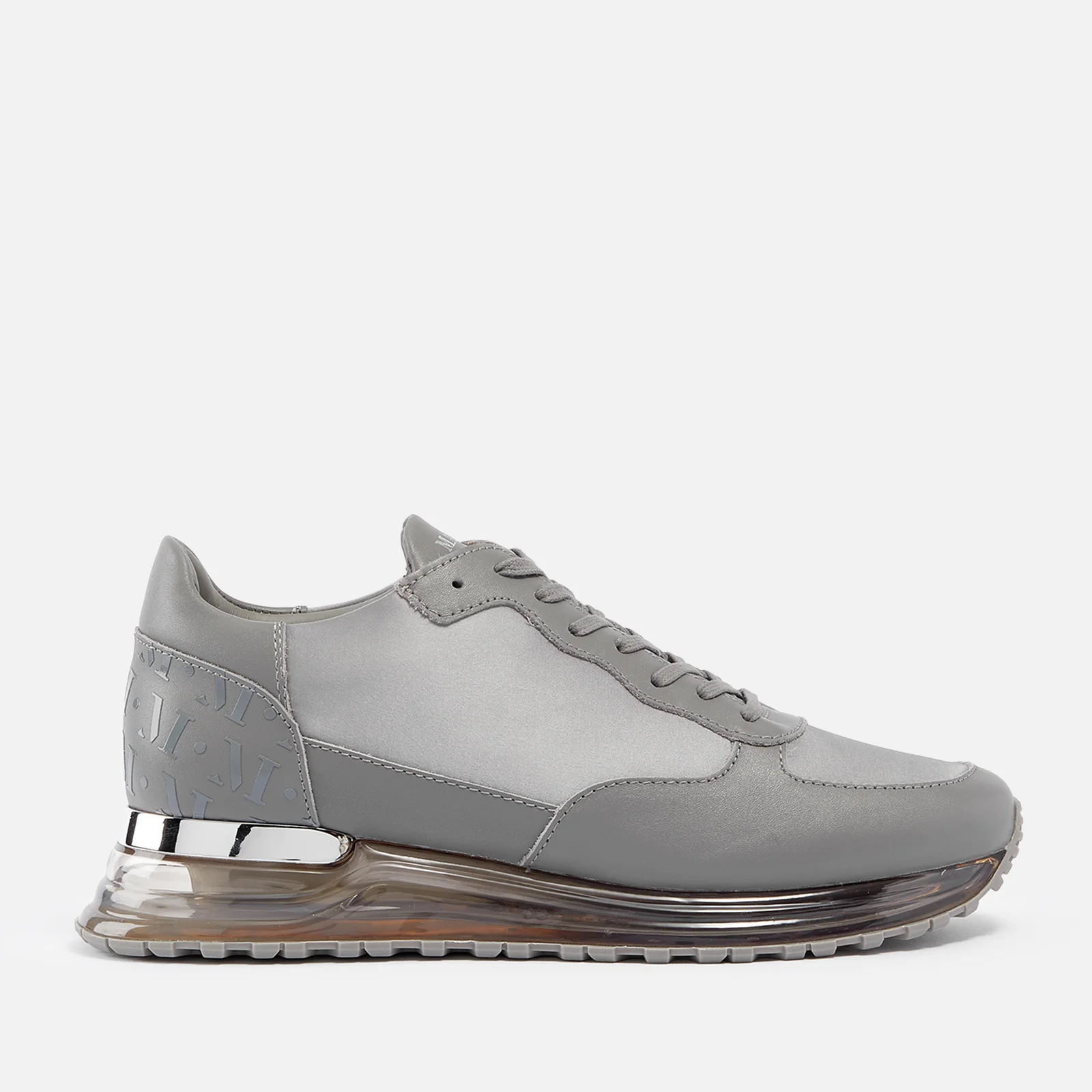 MALLET Popham Gas Leather and Satin Running-Style Trainers Image 1
