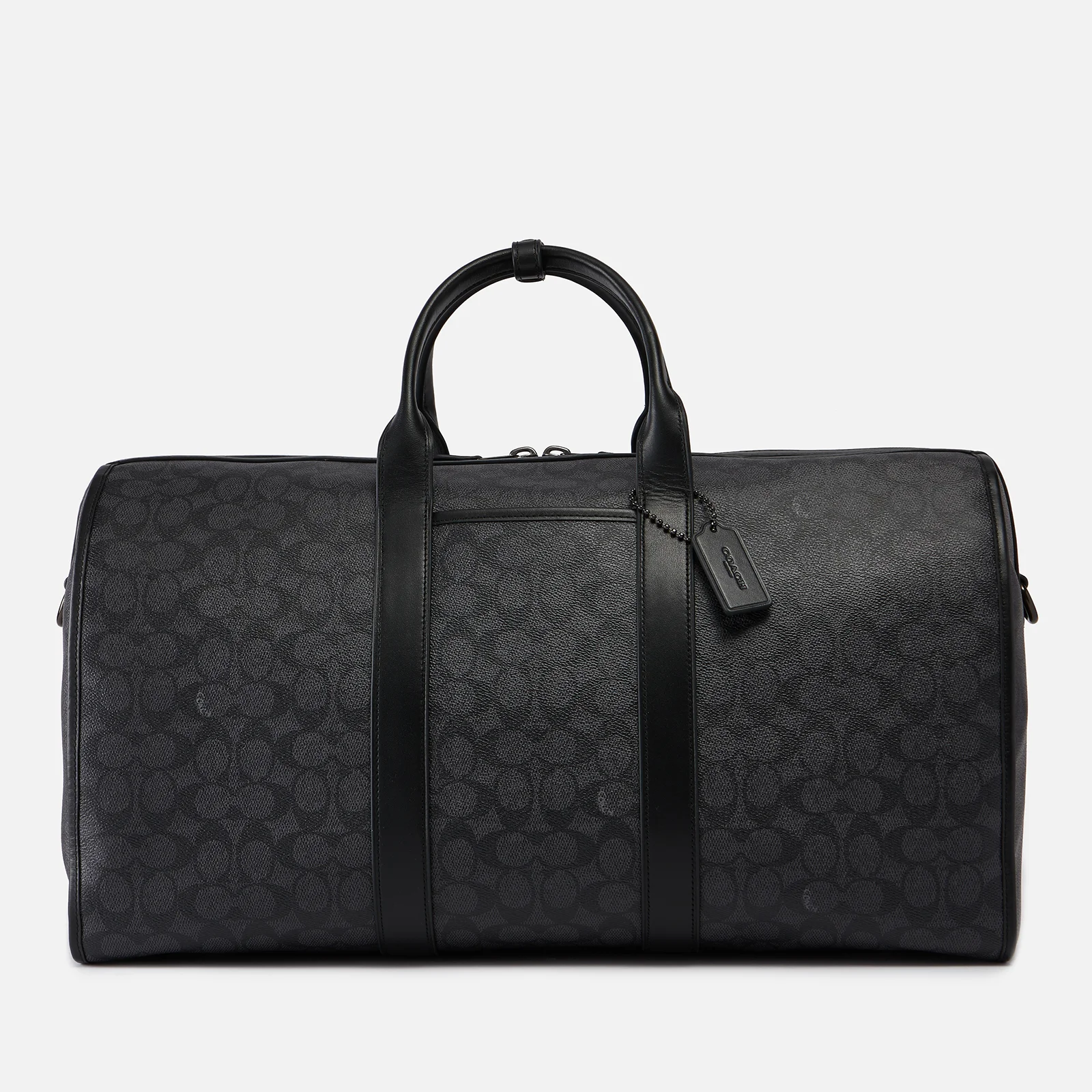 Coach Signature Gotham Leather and Canvas Duffle Bag Image 1