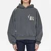 Anine Bing Alec Bleached Cotton-Jersey Hoodie - Image 1