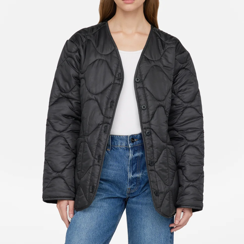 Anine Bing Andy Quilted Shell Bomber Jacket Image 1