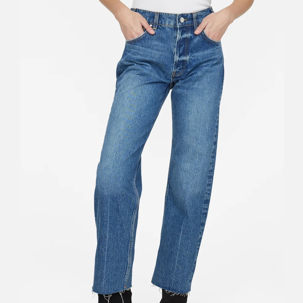 Anine Bing Gavin Straight-Leg Denim Jeans Image 1