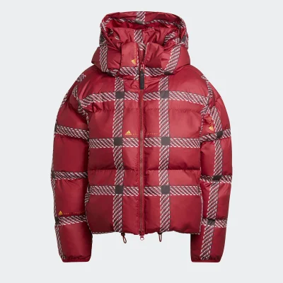 adidas by Stella McCartney Checked Quilted Shell Puffer Jacket