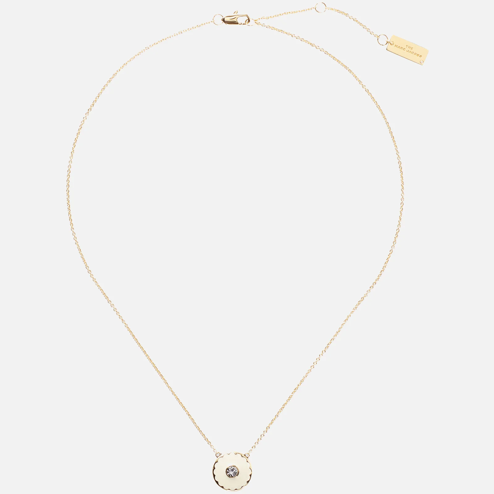 Marc Jacobs The Medallion Gold-Tone, Resin and Crystal Necklace Image 1